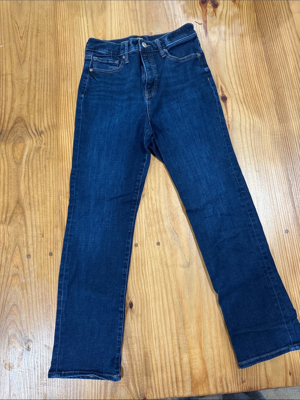 Express High-Rise Dark Blue Women's Jeans